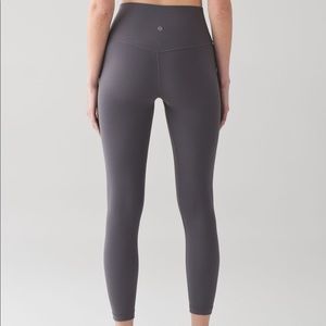 Dark grey lululmemon align 25” leggings